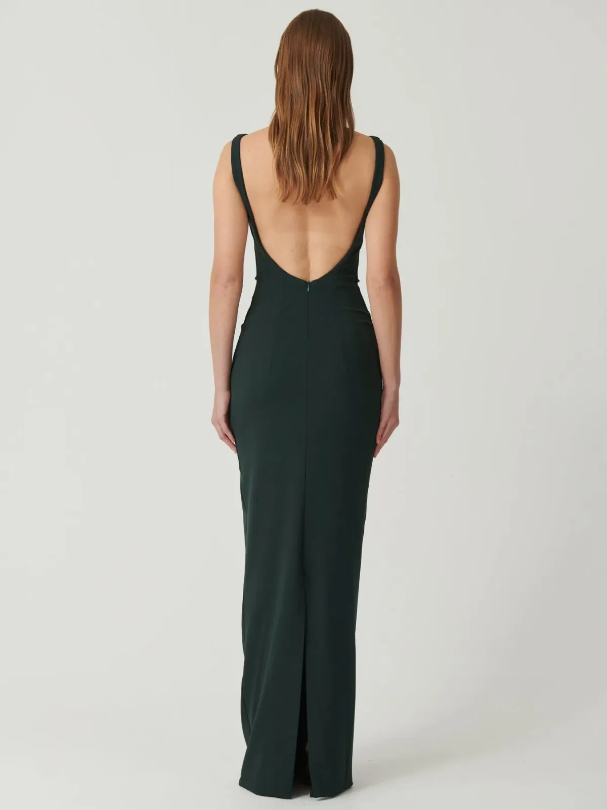 Effie Kats Verona Gown Sacramento Green Size 10 - Image 3
