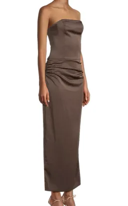 Bec & Bridge Jones Strapless Maxi Dress Cocoa Size 6 for rent on The Volte - image 5