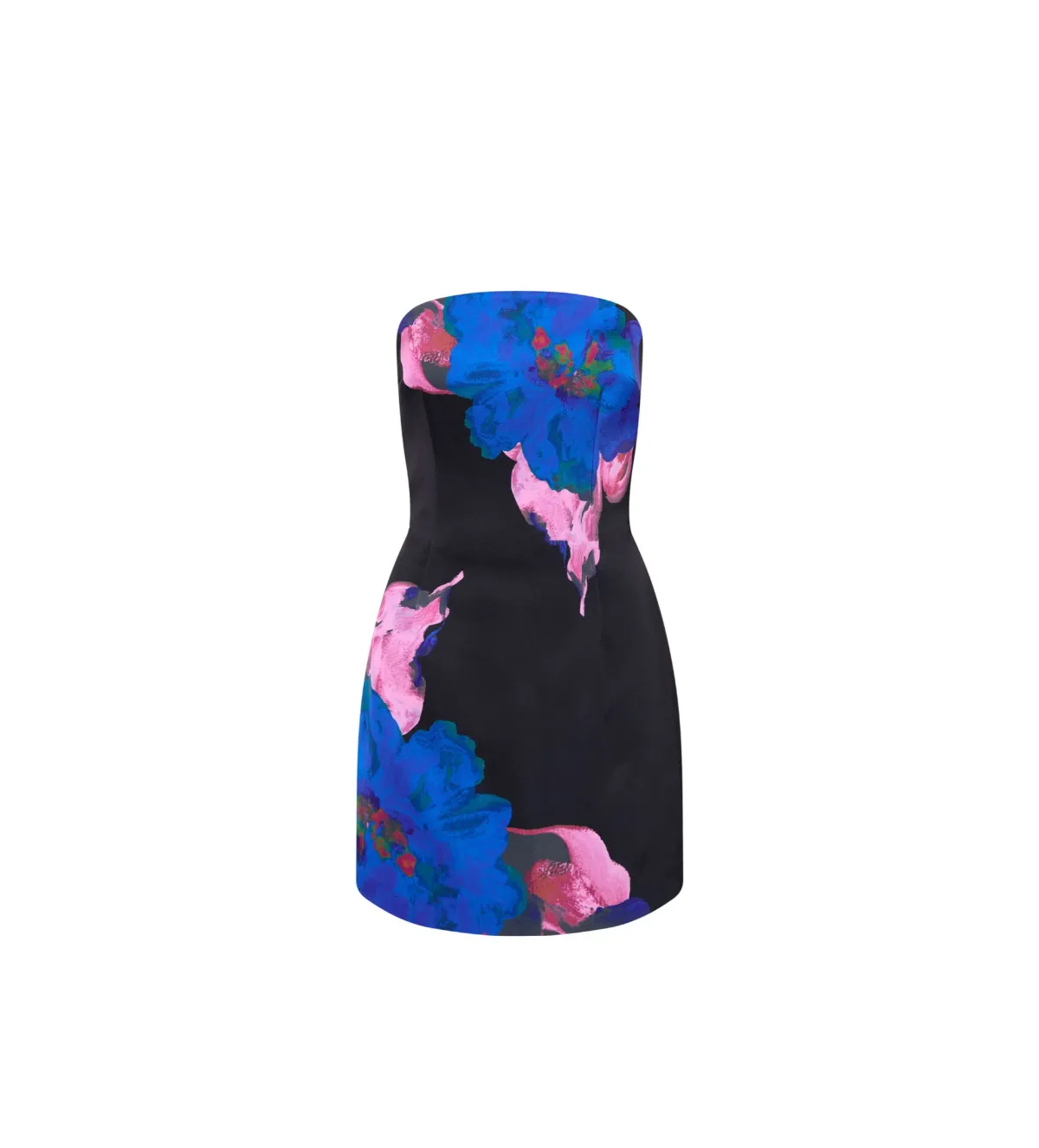 Rebecca Vallance Acid Bloom Strapless Mini Dress Multi/Floral Size 10 - Image 5