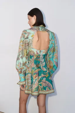 Alemais Franca Mini Dress Green Size 10 for rent on The Volte - image 3