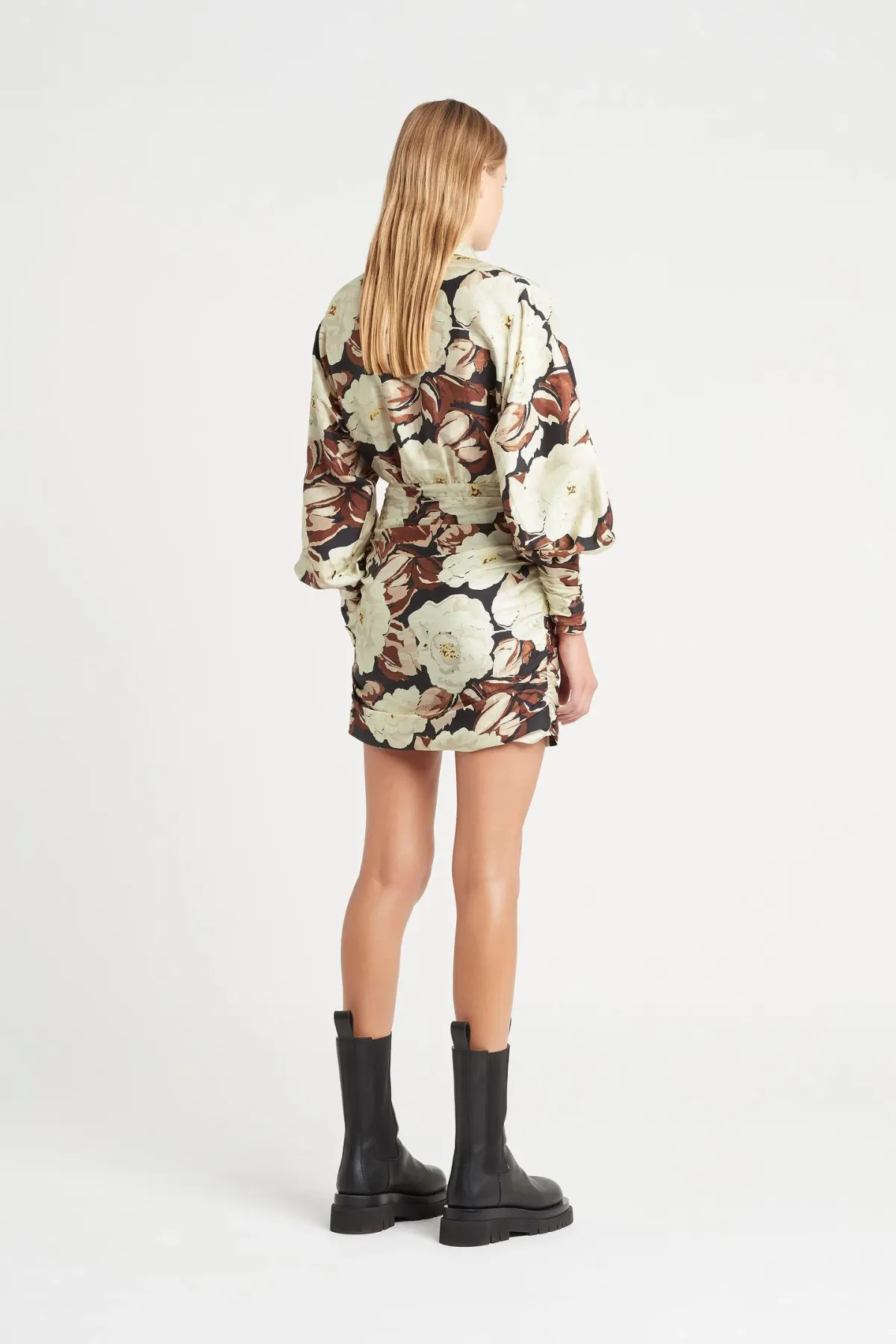 Sir the Label Vivienne Shirt Mini Dress Floral Size 2 / AU 10 - Image 2