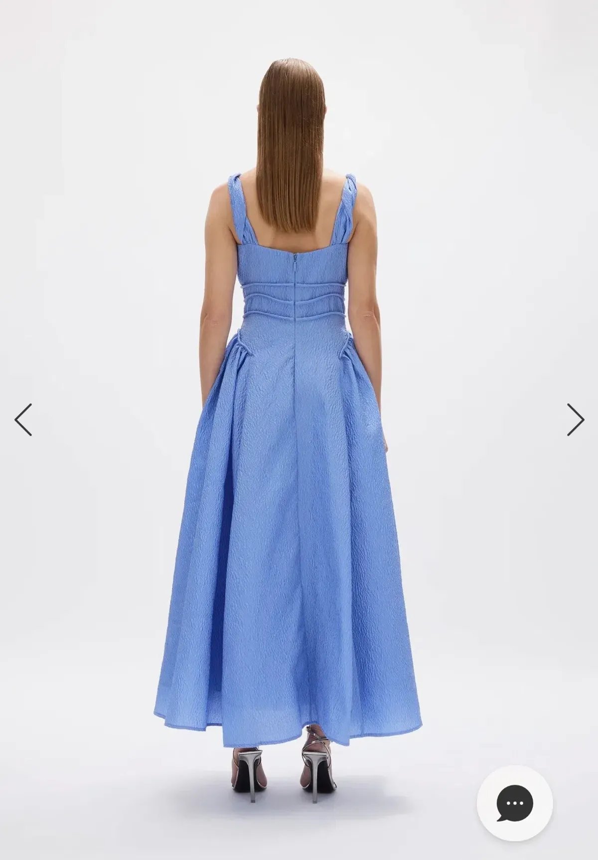 Rachel Gilbert Sophy Strap Dress Blue Size 12 - Image 2