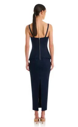Eliya the Label Monet Midi Dress Blue Size XS / AU 6 for rent on The Volte - image 3