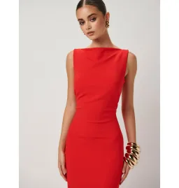 Effie Kats Verona Gown Cherry Red Size AU 6 for rent on The Volte - image 2