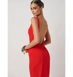 Effie Kats Verona Gown Cherry Red Size AU 6 for rent on The Volte - image 3