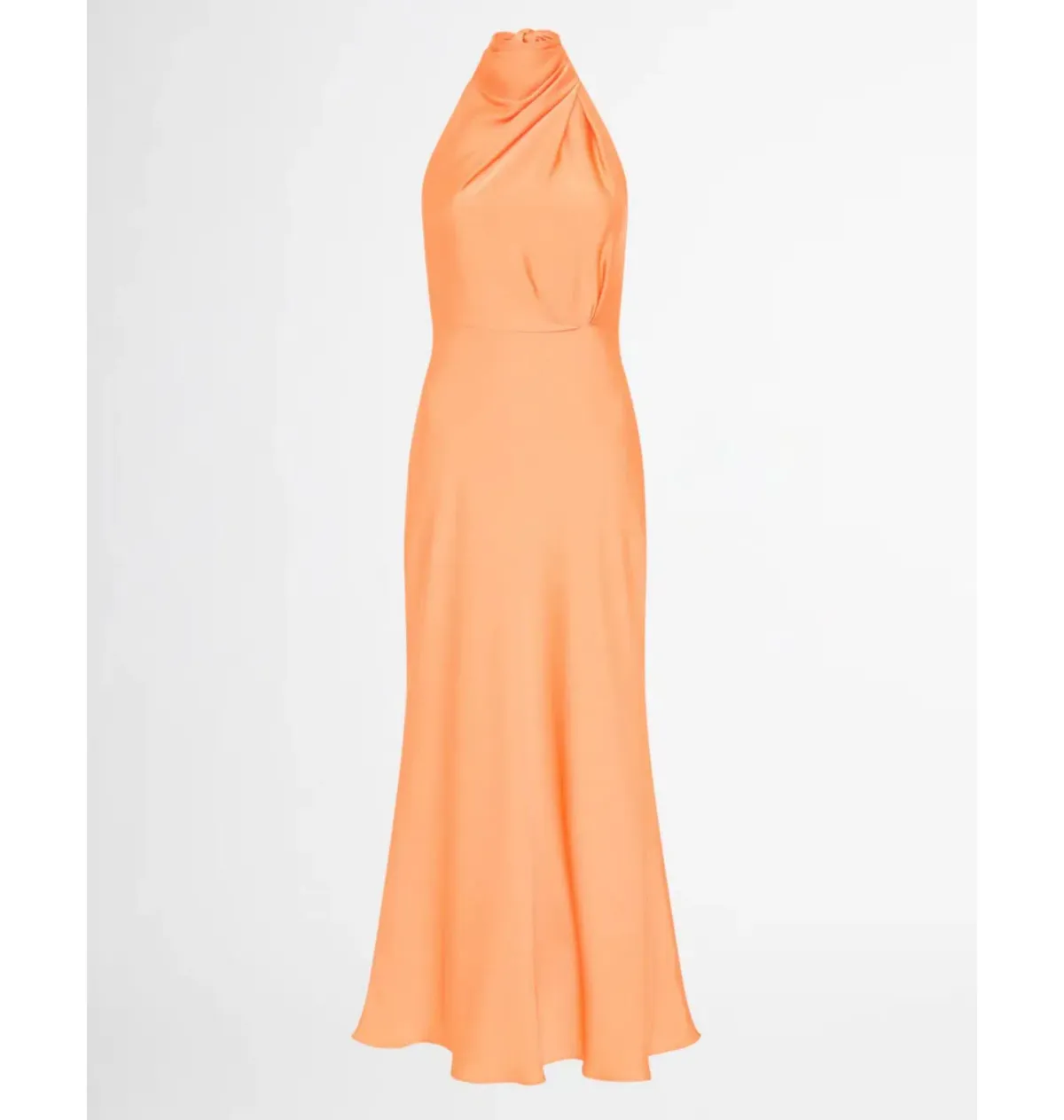 Sheike Jasmine Midi Dress Coral Size AU 6 - Image 5