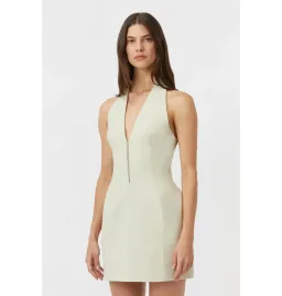 Camilla and Marc Petra Mini Dress Pistachio Grey Size AU 6 for rent on The Volte - image 2