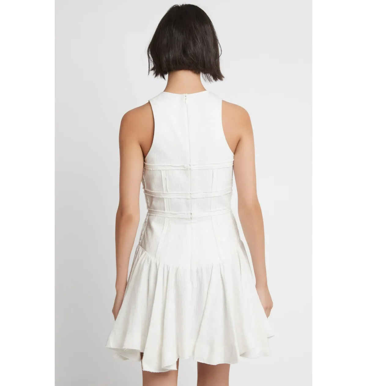 Aje Corset Mini Dress White Size AU 12 - Image 4