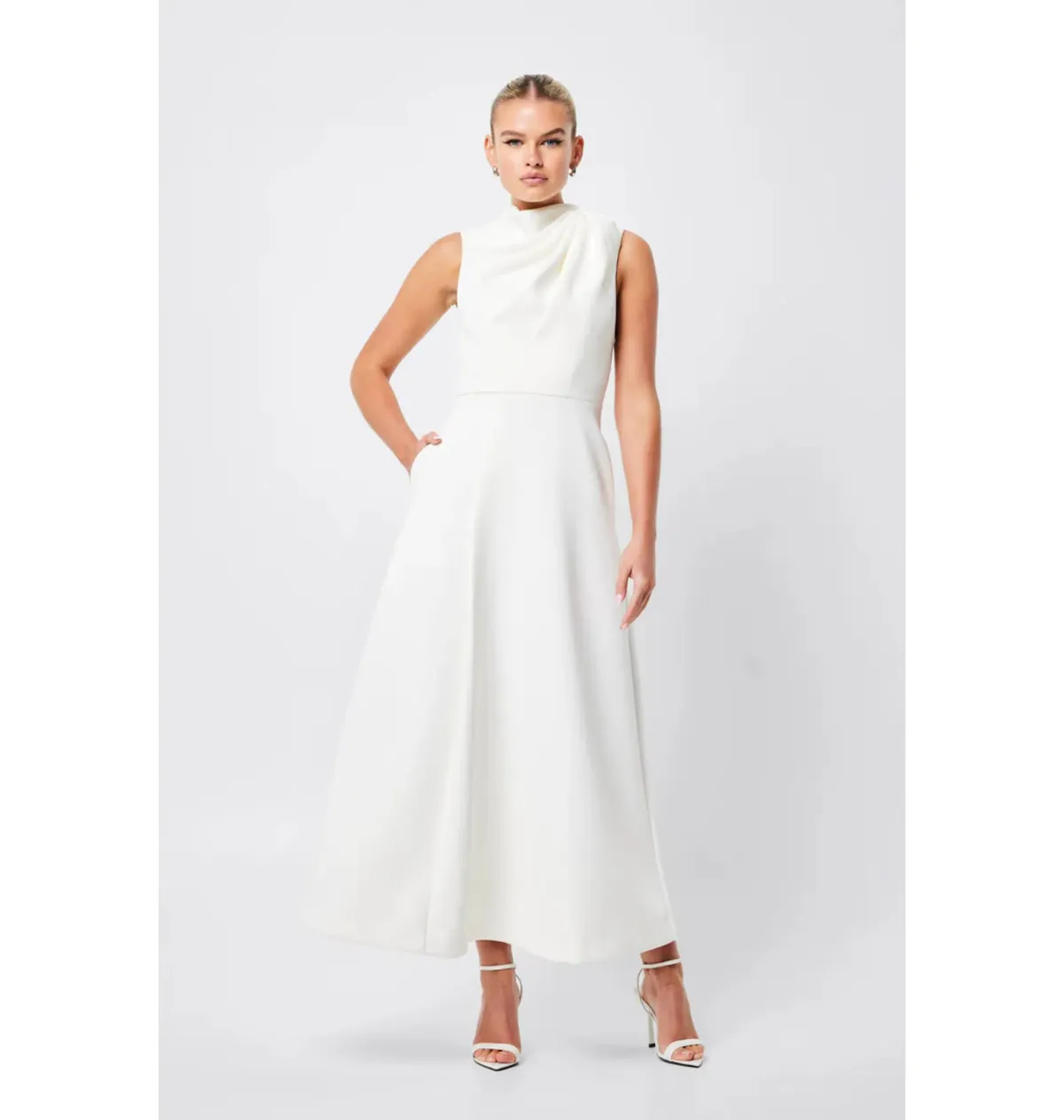 Mossman Cosmic Dress White Size AU 16 - Image 1