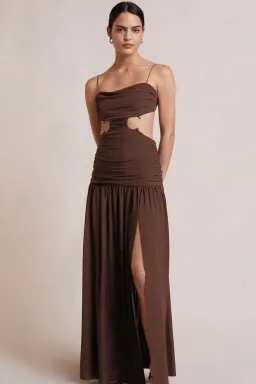  Bec & Bridge Minx Midi Dress Copper Size 10 for rent on The Volte - image 1