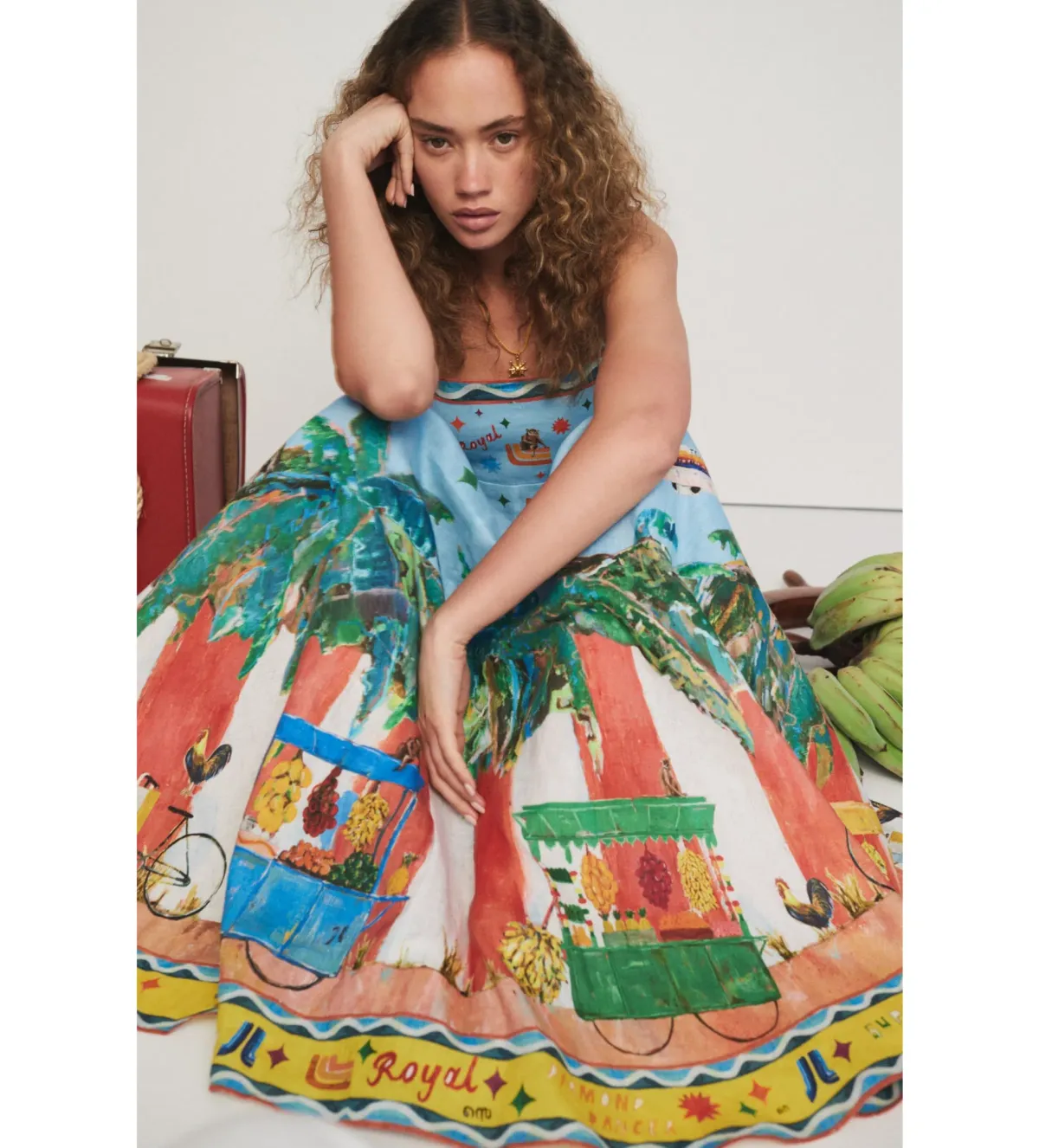 Alemais All Aboard Sundress Print Size AU 16 - Image 2