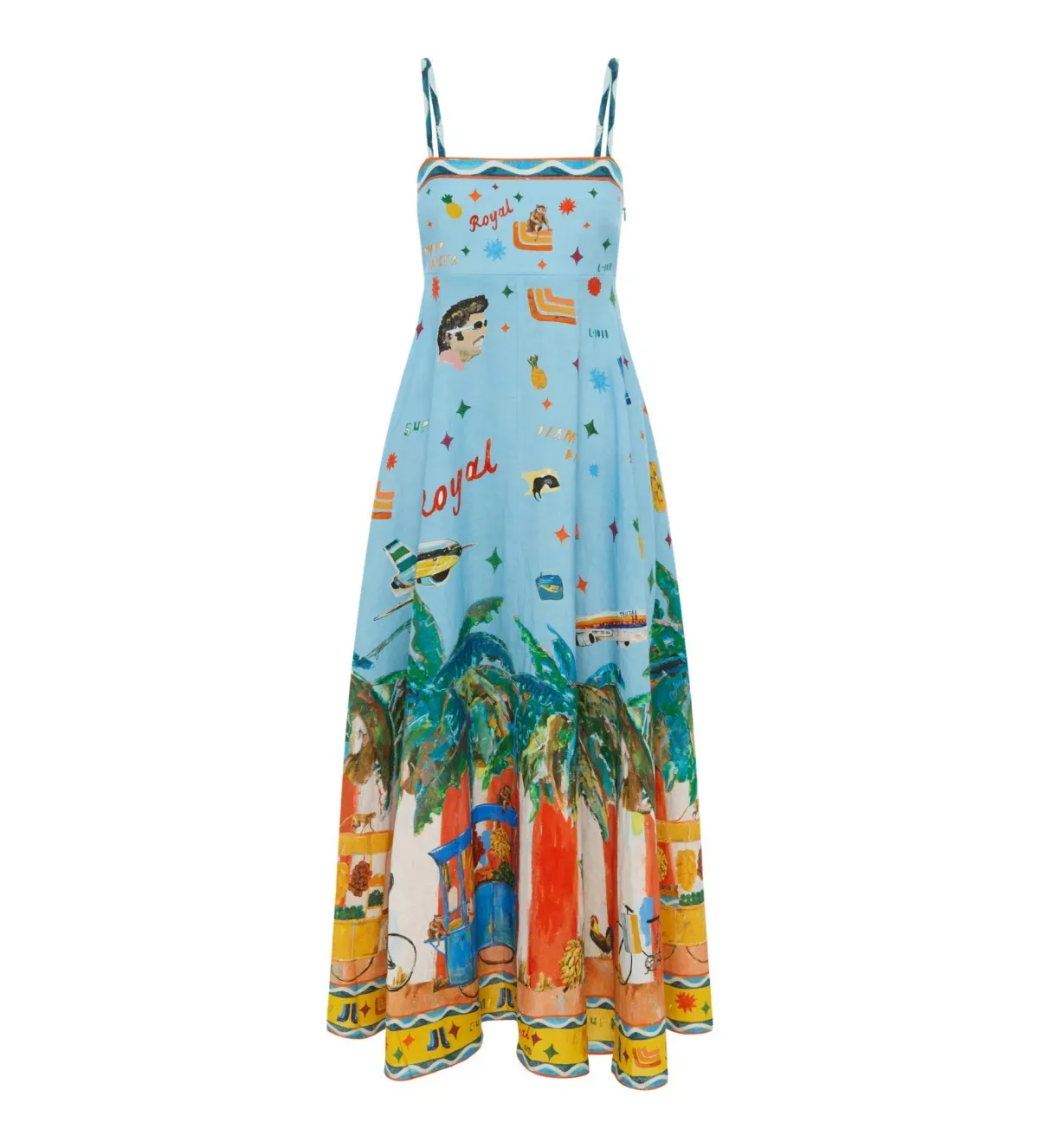 Alemais All Aboard Sundress Print Size AU 16 - Image 4