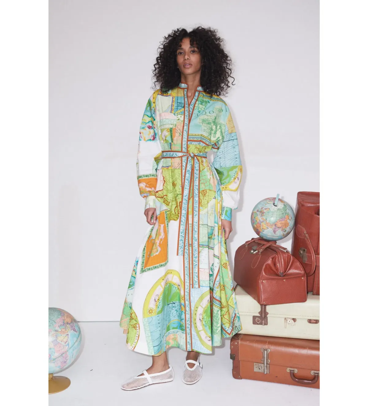 Alemais Atlas Shirtdress Print Size AU 14 - Image 1