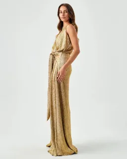 Tussah Betty Maxi Dress Gold Size 6 for rent on The Volte - image 2