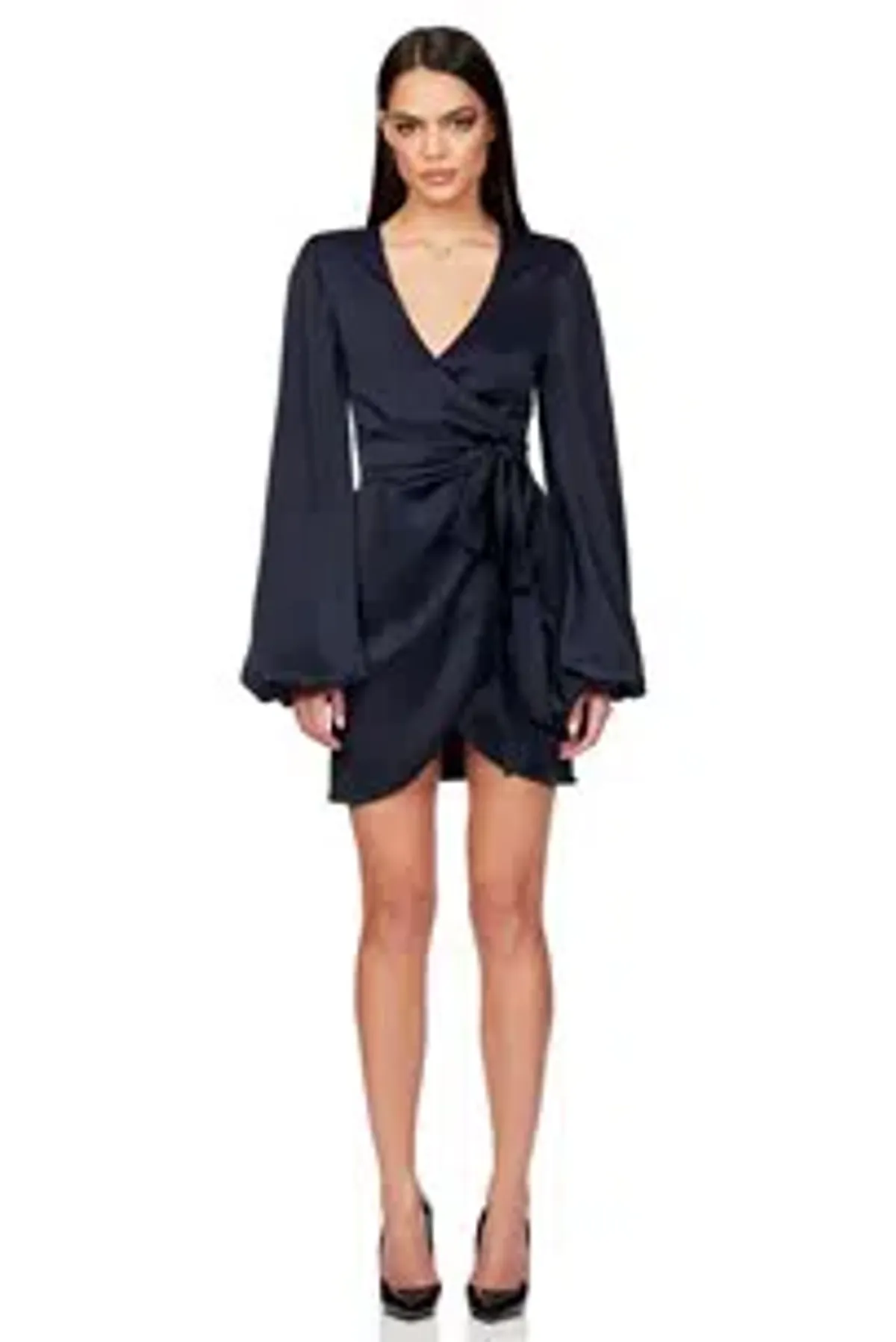 Nookie Stella Satin Mini Size Small Black - Image 3