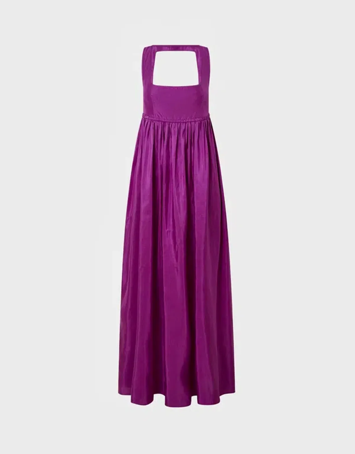Oroton Strappy Maxi Sundress In Magenta Size AU 8  - Image 5