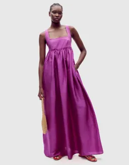 Oroton Strappy Sundress Magenta Size AU 10 for rent on The Volte - image 1