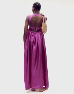 Oroton Strappy Sundress Magenta Size AU 10 for rent on The Volte - image 2