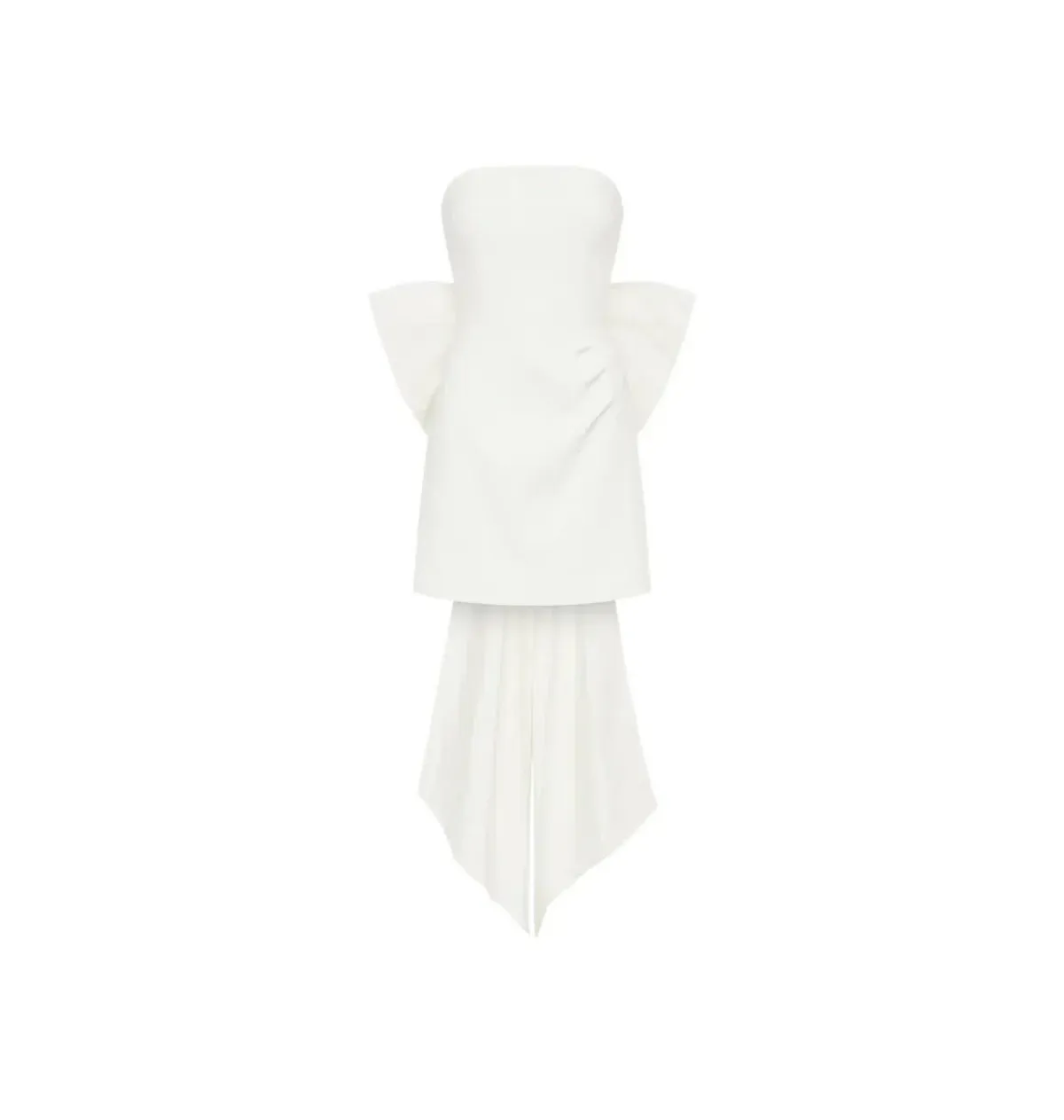 Rebecca Vallance White Daphne Mini Dress Ivory Size AU 6 - Image 5