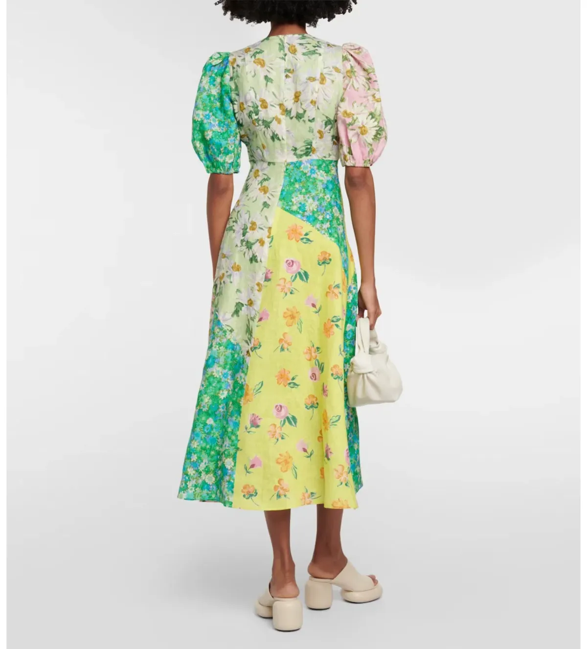 Alemais Kenzie Midi Dress Multi/Floral Size 14 - Image 3