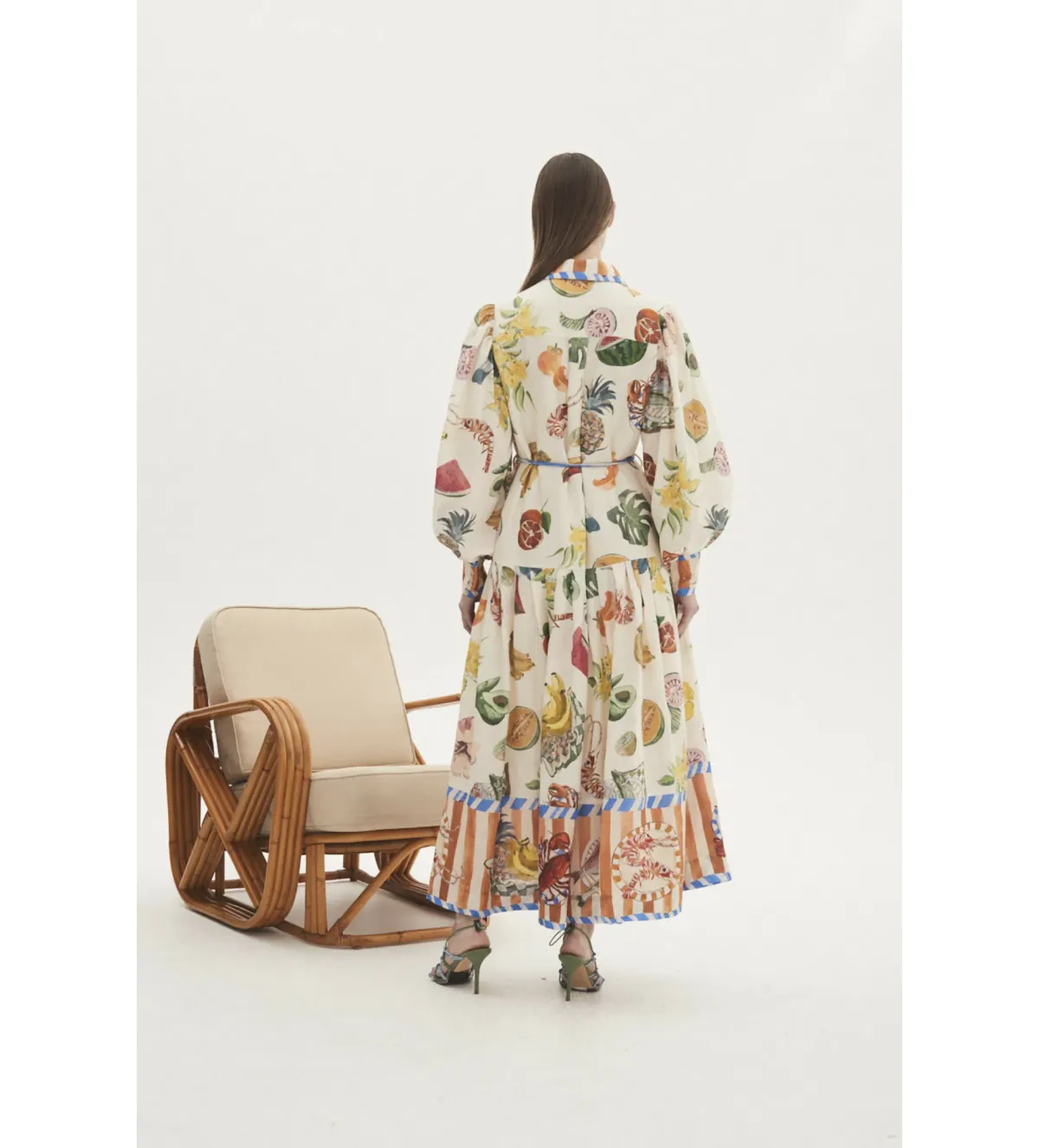 Alemais Theo Shirtdress Multi/Print Size AU 12 - Image 2