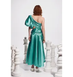 Alemais Regent Gown Jade Green Size AU 14  for rent on The Volte - image 4