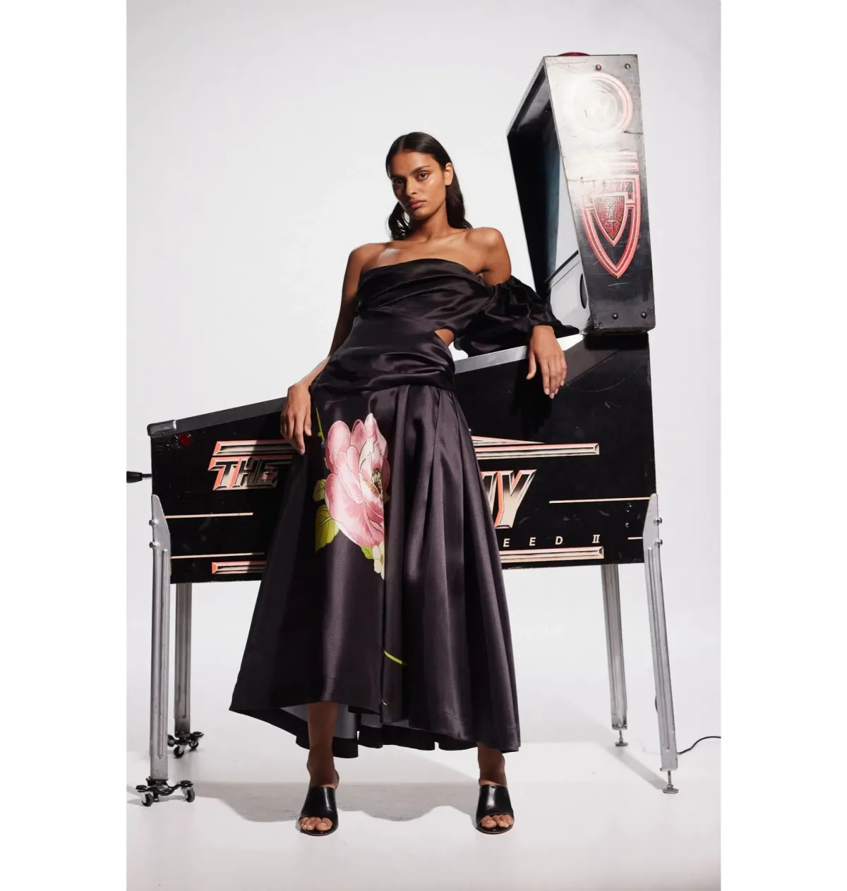 Alemais Regent Gown Noir Black Size AU 16 - Image 1