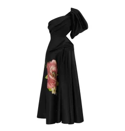 Alemais Regent Gown Noir Black Size AU 14 for rent on The Volte - image 4