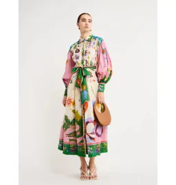 Alemais Seeker Shirtdress Multi Size AU 12 for rent on The Volte - image 1