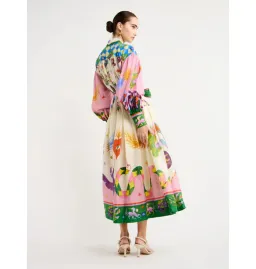 Alemais Seeker Shirtdress Multi Size AU 12 for rent on The Volte - image 3