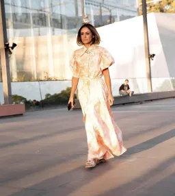 SWF Orange Force Shirt and Skirt Tie Dye Maxi Set Size S/Au 10  for rent on The Volte - image 1