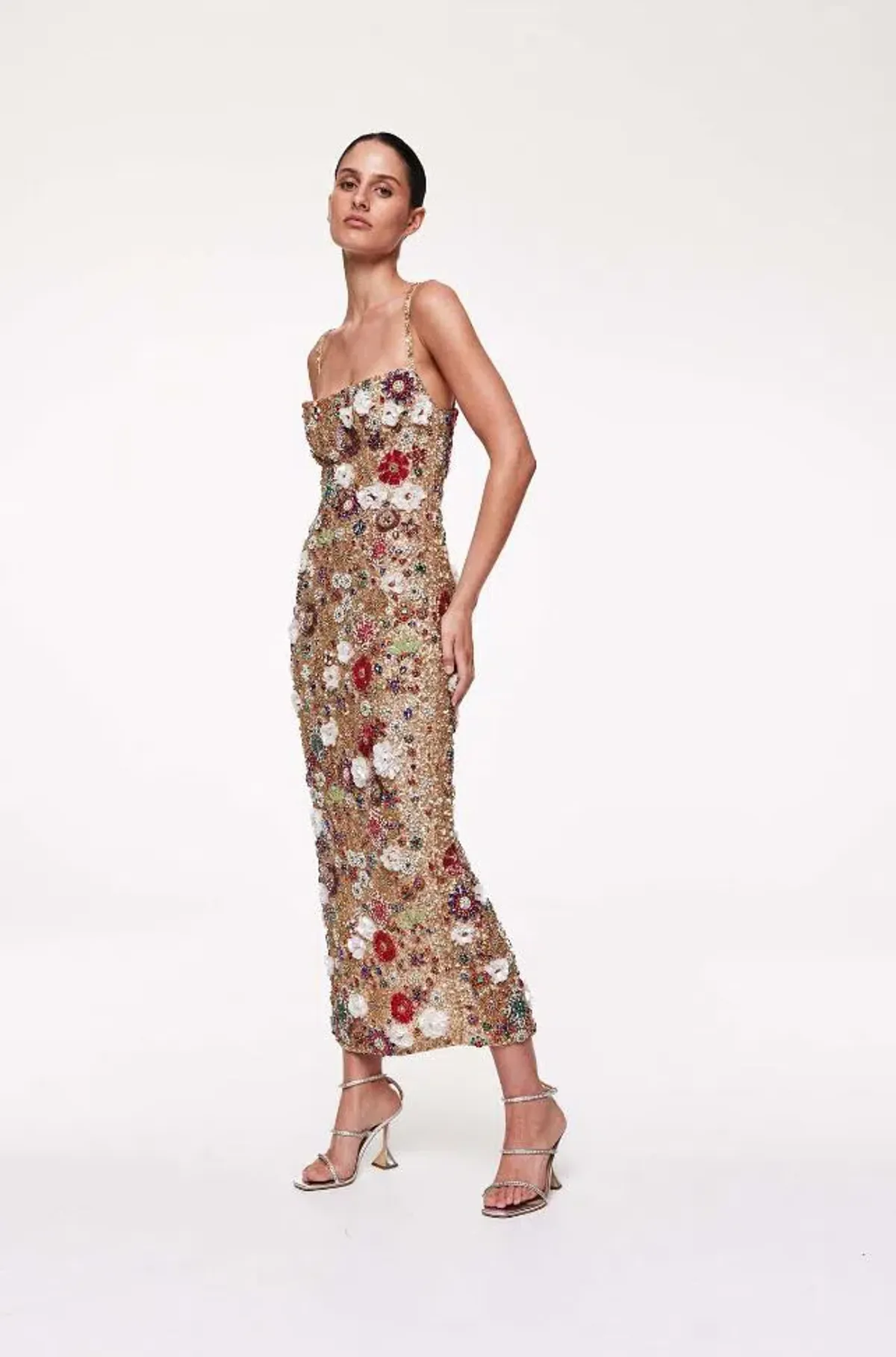 Rachel Gilbert Francesca Gown Dress Gold Size 0 / AU 6 - Image 3