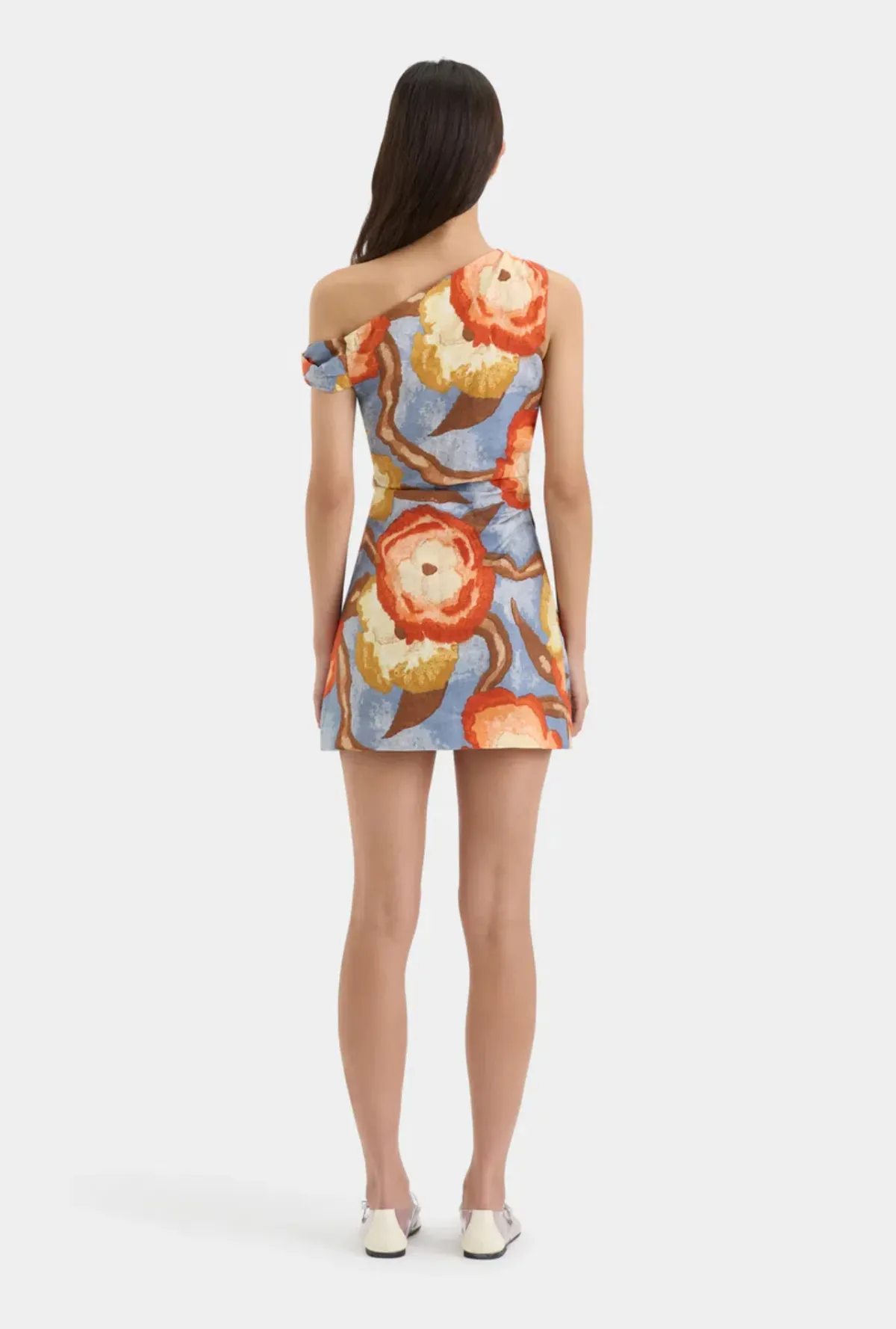 Sir the label Avery Twist Mini Dress Camellia Print Size 12 - Image 4