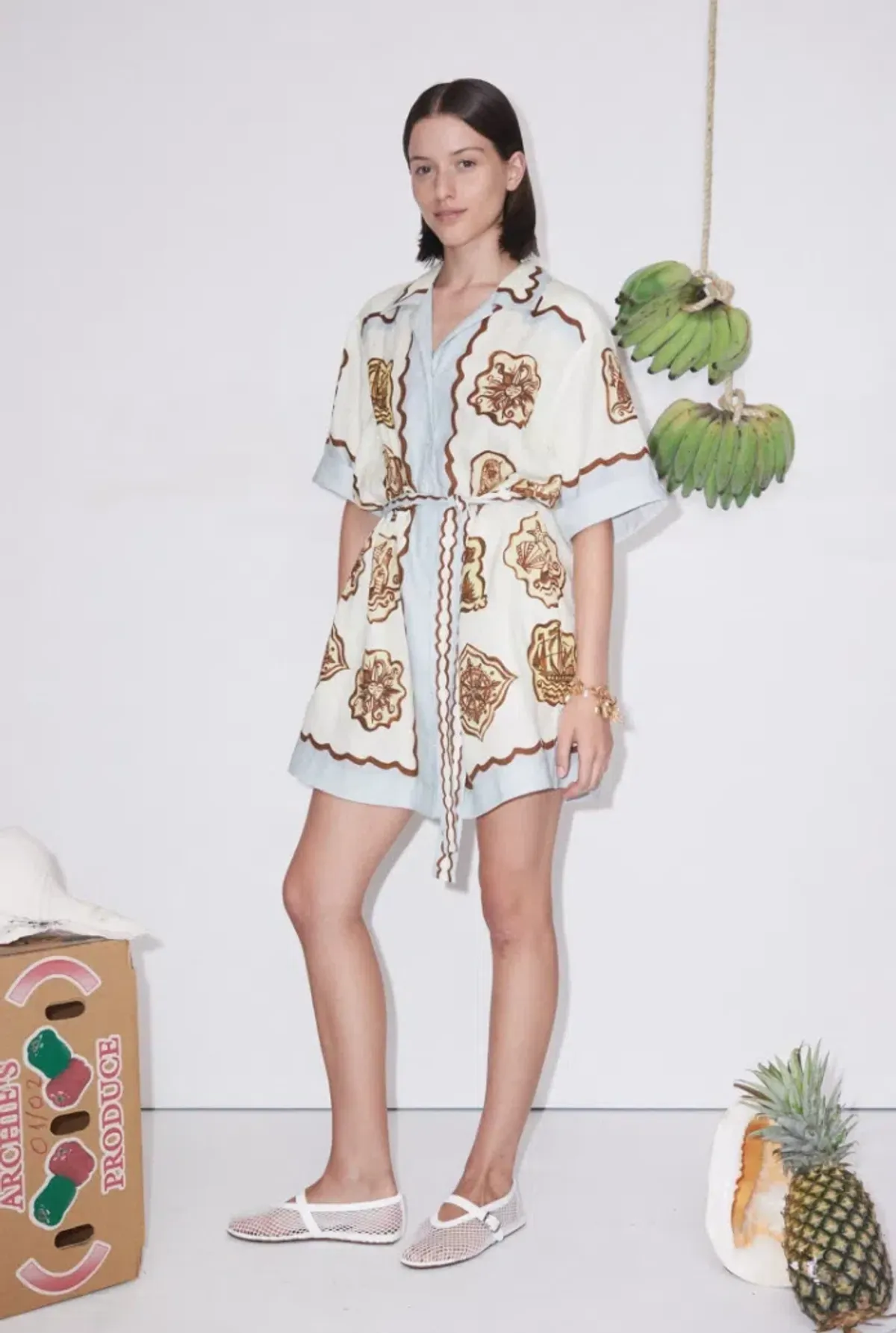 Alemais Relic Mini Dress s8 - Image 2