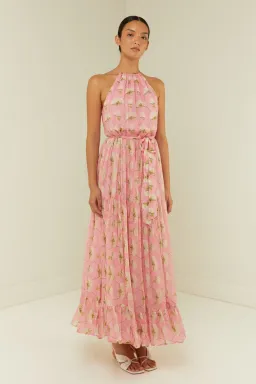 Palm Noosa Bluebell Dress in Pink Diamond Hydrangea Size 10 for rent on The Volte - image 6