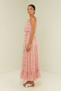 Palm Noosa Bluebell Dress in Pink Diamond Hydrangea Size 10 for rent on The Volte - image 2