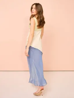 Sir The Label Thames Splice Midi Dress Ecru Multi Size 2 / AU 10  for rent on The Volte - image 5