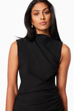 Elliatt Genoa Midi Dress Black Size 8 for rent on The Volte - image 5