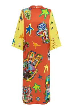 Alemais Players Midi Dress Multi Size 10 for rent on The Volte - image 5