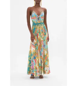 Camilla Sail Away with Me Tie Front Dress Multi Size XS/Au 6 for rent on The Volte - image 1