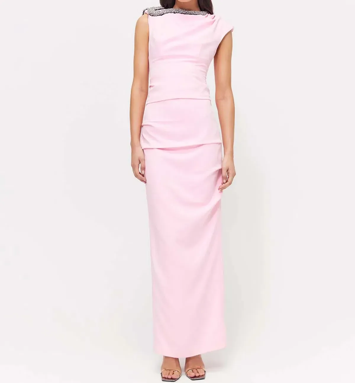 Rachel Gilbert Farley Gown Candy Pink Size 2 / AU 10 - Image 1