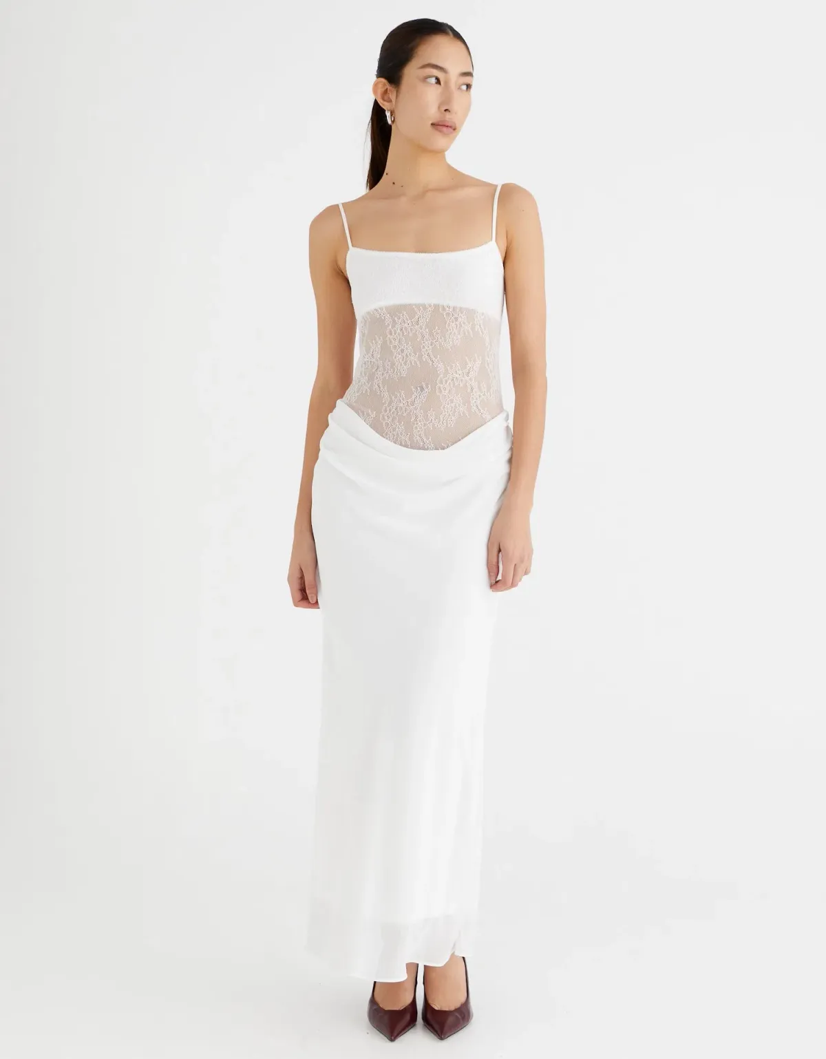 BENNI Gabriel Maxi Dress White Size S / AU 8 - Image 1