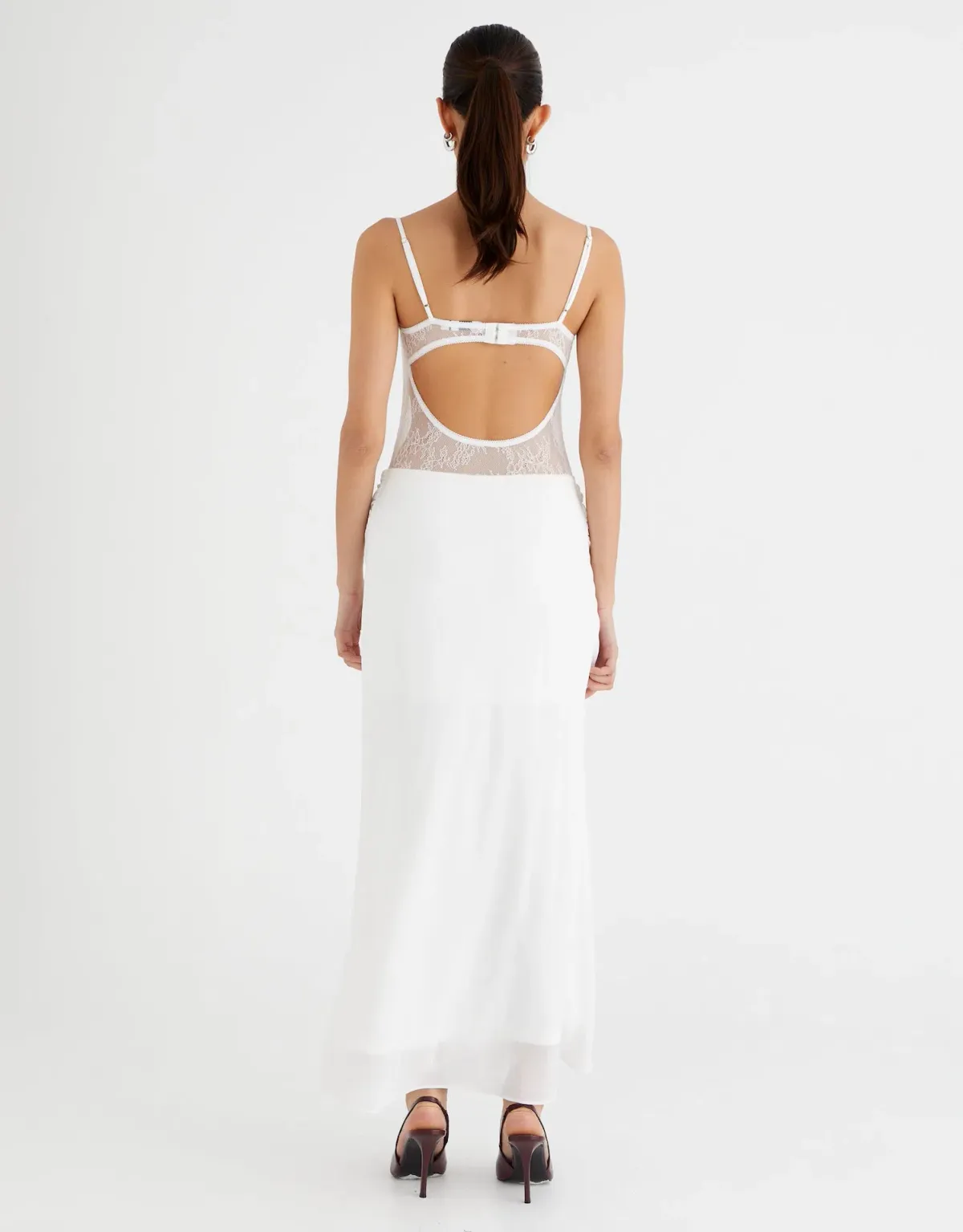 BENNI Gabriel Maxi Dress White Size S / AU 8 - Image 2