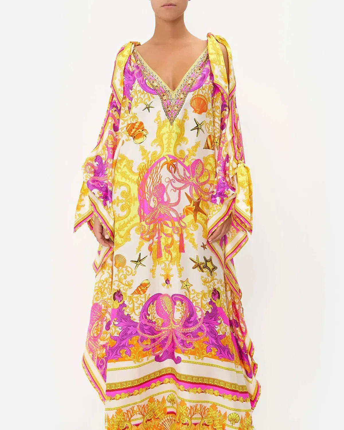 Camilla Squid Squad Scarf Tie Kaftan One Size - Image 6