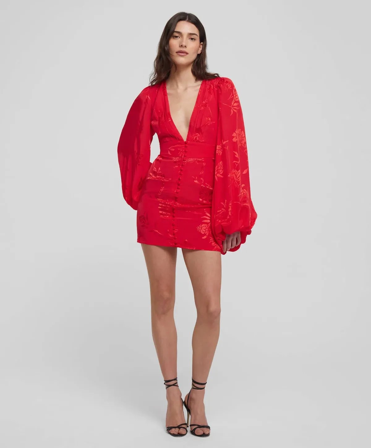Rat & Boa Isabella MIni Dress Red Size S / AU 8 - Image 1