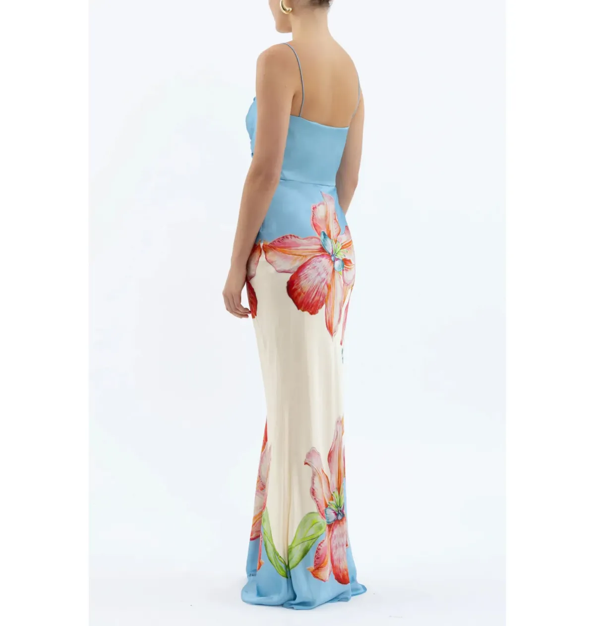 Rebecca Vallance Orchid Oasis Strap Gown Print Size AU 10 - Image 2