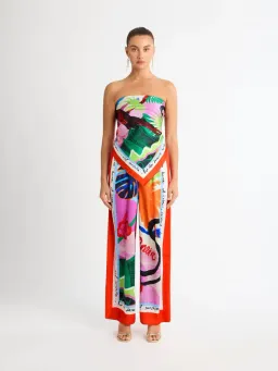 Sheike Rio Scarf Top and Pants Set Print Size 6 for rent on The Volte - image 1
