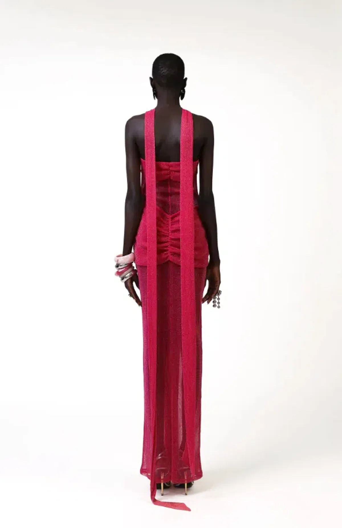 Khanums Kesca Maxi Gown Pink Size S / 8 - Image 5