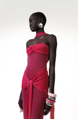 Khanums Kesca Maxi Gown Pink Size S / 8 for rent on The Volte - image 2