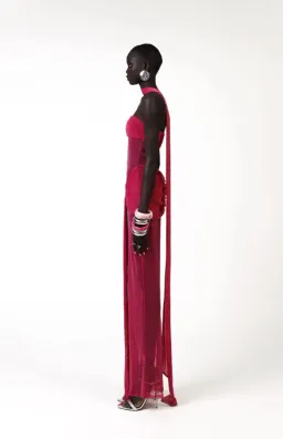 Khanums Kesca Maxi Gown Pink Size S / 8 for rent on The Volte - image 4